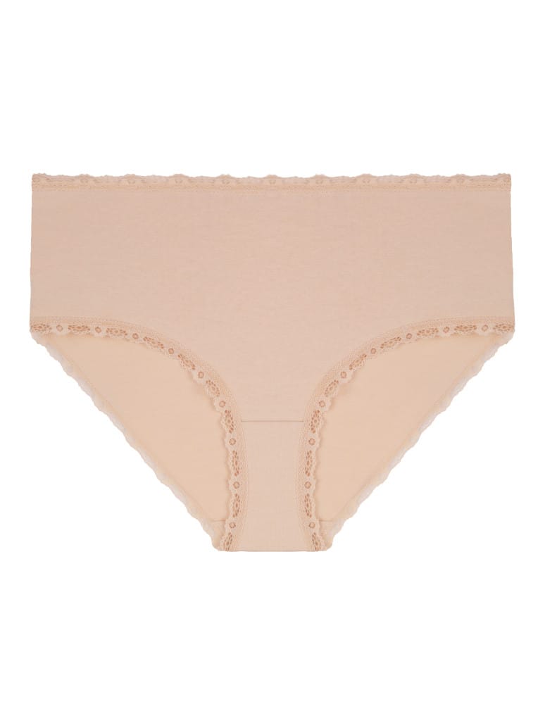 Majtki figi - Majtki damskie figi z wysokim stanem Plus Size 3-pak WZÓR - produkt moraj.pl 2