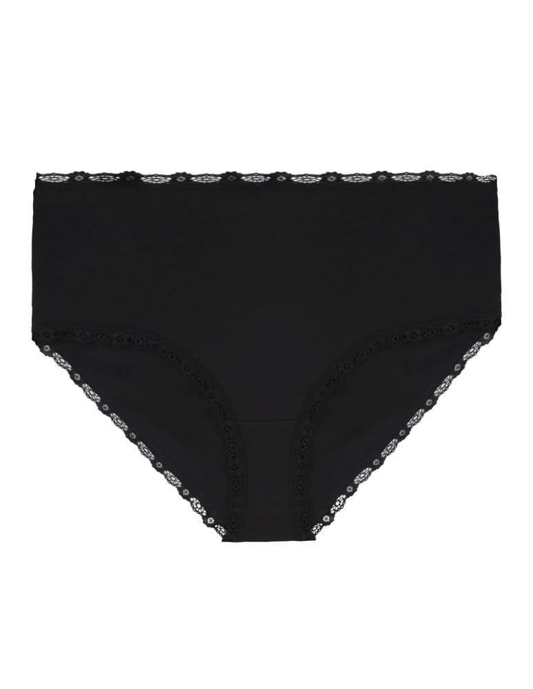 Majtki figi - Majtki damskie figi z wysokim stanem Plus Size 3-pak WZÓR - produkt moraj.pl 5