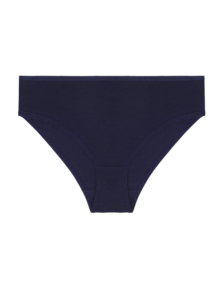 Majtki figi - Majtki damskie figi bikini bawełniane gładkie 6-pak WIELOKOLOROWY - produkt moraj.pl 2