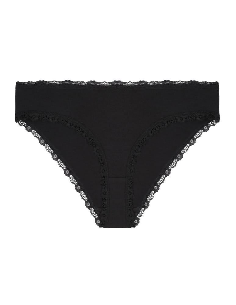 Majtki figi - Majtki damskie figi bikini z wzorem wykończone koronką 6-pak WIELOKOLOROWY - produkt moraj.pl 7