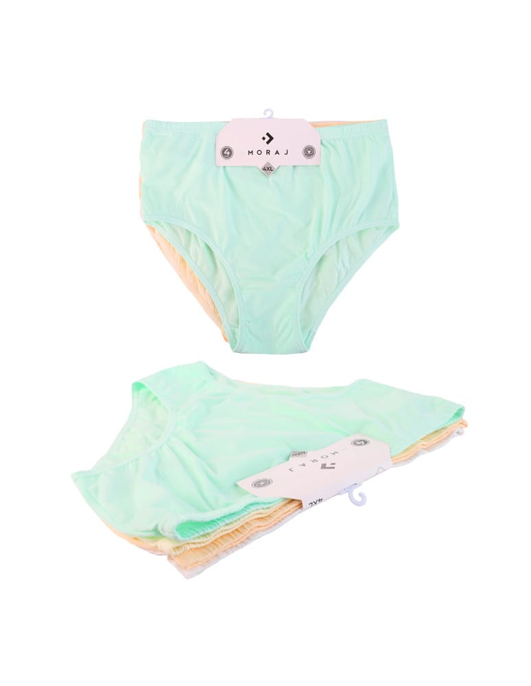 Majtki figi - Majtki damskie figi klasyczne plus size 4-pak WIELOKOLOROWY - produkt moraj.pl 7