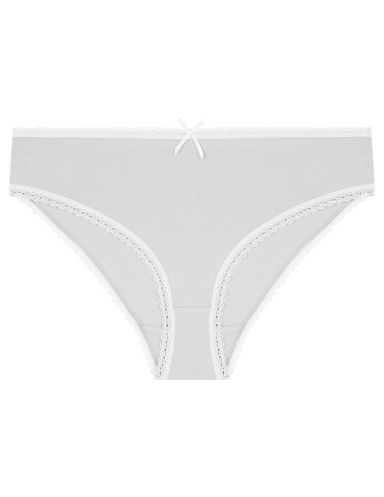 Majtki figi - Damskie majtki mini bikini z koronkowym wykończeniem 4-pak WIELOKOLOROWY - produkt moraj.pl 3