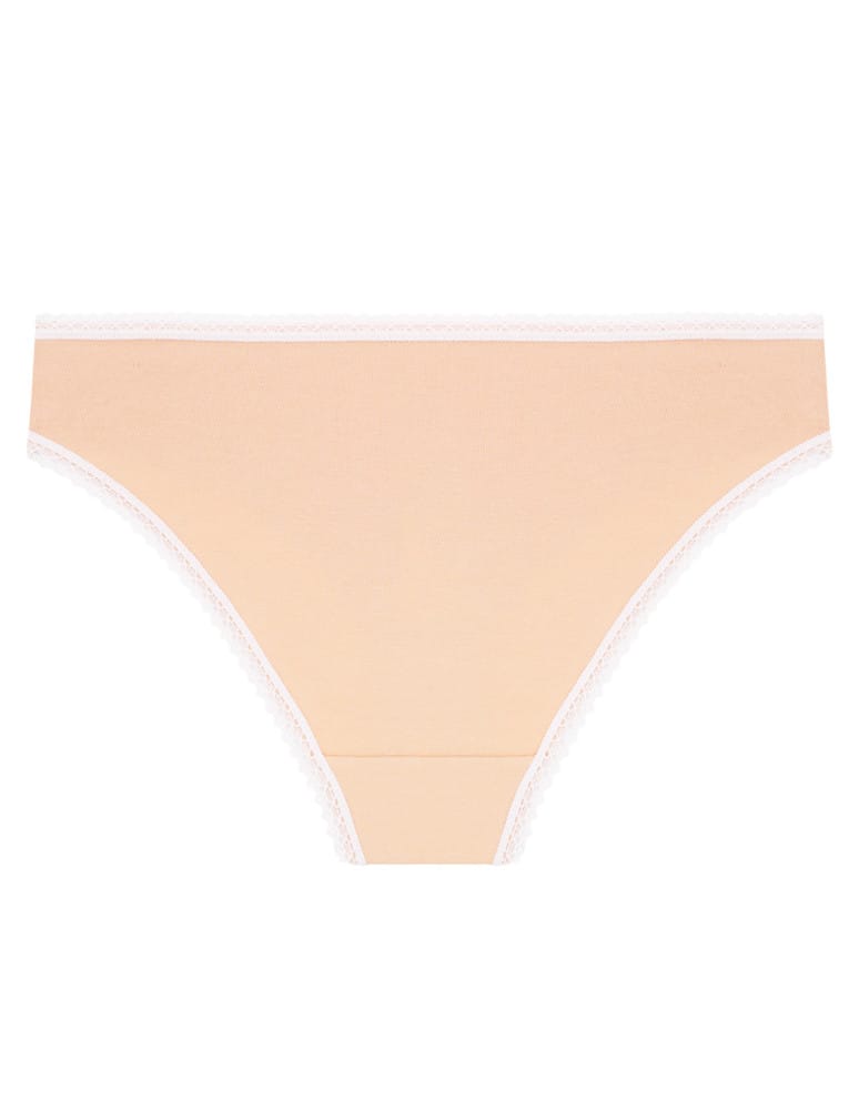 Majtki figi - Damskie majtki mini bikini z koronkowym wykończeniem 4-pak WIELOKOLOROWY - produkt moraj.pl 5
