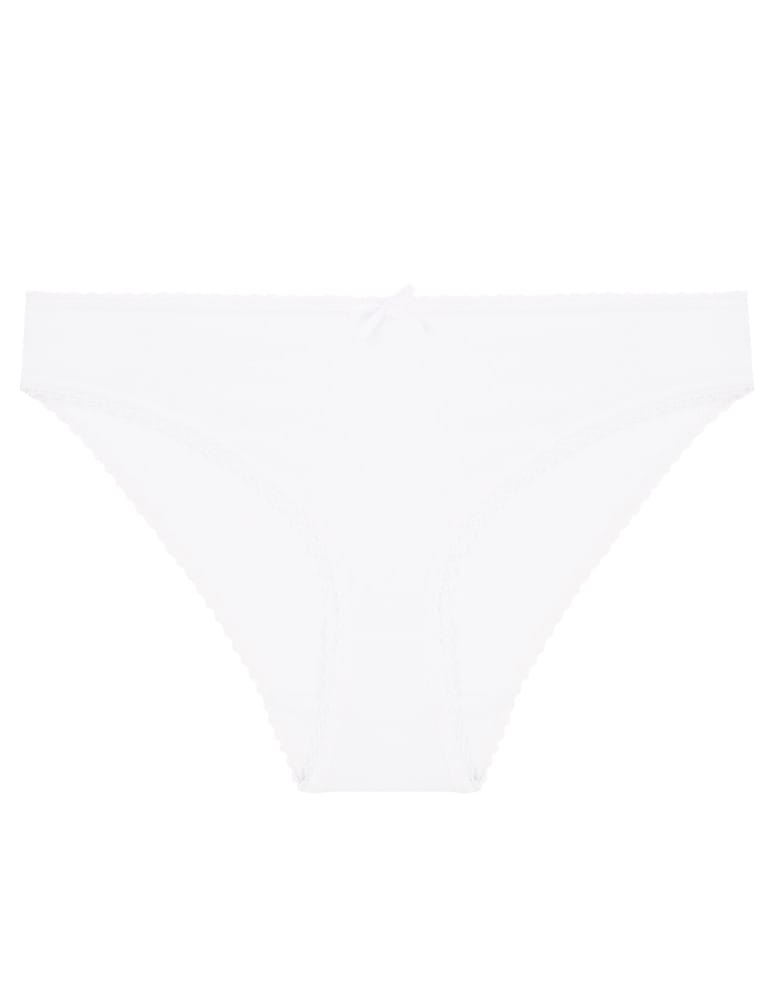 Majtki figi - Damskie majtki mini bikini z koronkowym wykończeniem 4-pak WIELOKOLOROWY - produkt moraj.pl 6