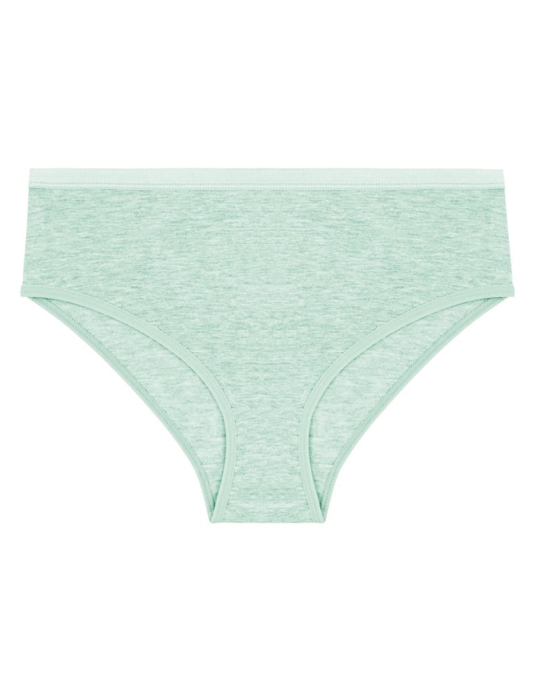 Majtki figi - Damskie majtki figi bikini klasyczne z gumką w pasie 4-pak WIELOKOLOROWY - produkt moraj.pl 3