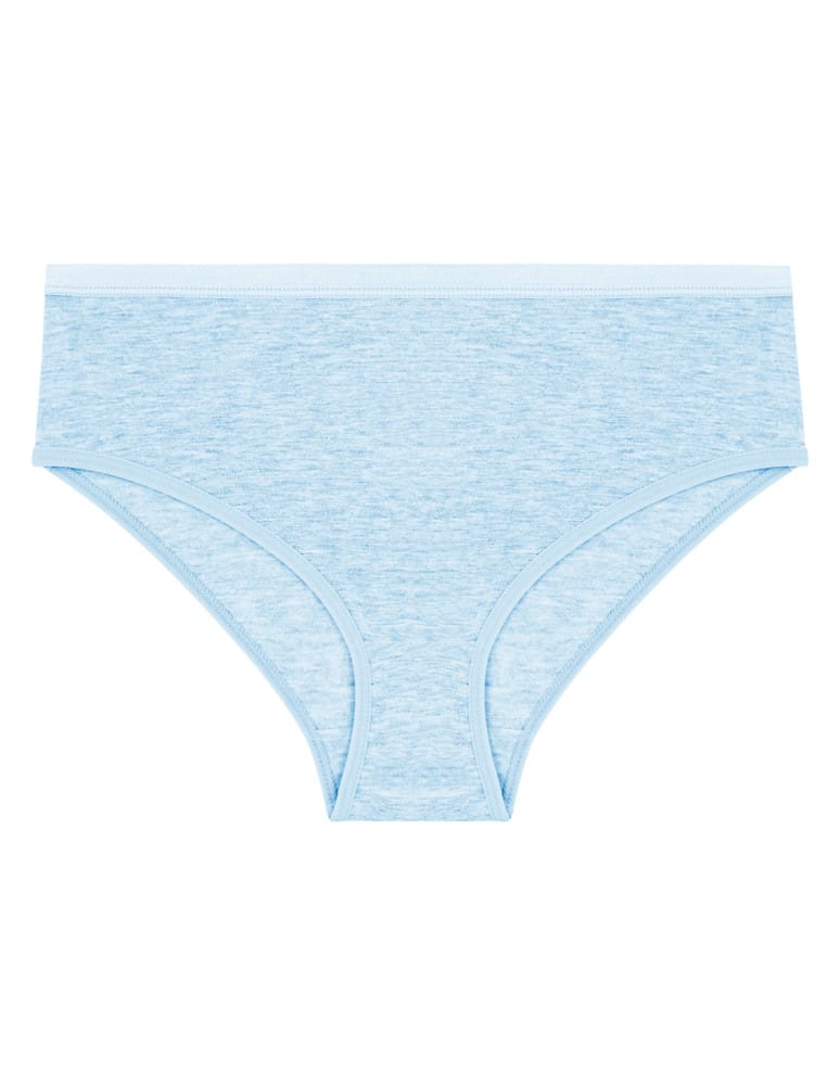 Majtki figi - Damskie majtki figi bikini klasyczne z gumką w pasie 4-pak WIELOKOLOROWY - produkt moraj.pl 4
