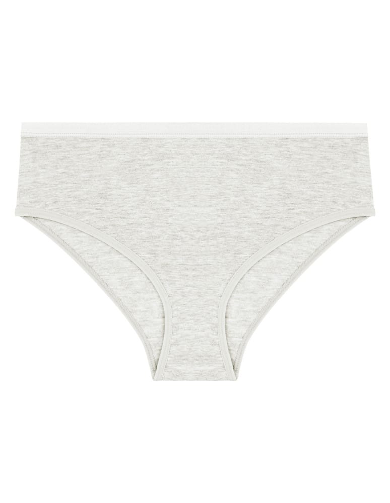 Majtki figi - Damskie majtki figi bikini klasyczne z gumką w pasie 4-pak WIELOKOLOROWY - produkt moraj.pl 5