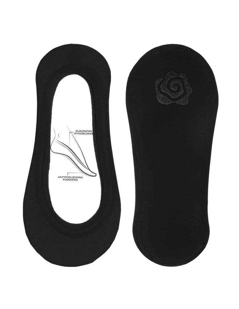 Niskie stopki - Skarpetki damskie mikrostopki 6-pak CZARNY - produkt moraj.pl 2