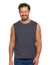 Koszulka męska tank top bez rękawów luźna GRAFIT