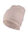 Czapka damska przejściowa gładka beanie czapka na chłodniejsze dni BEŻOWY
