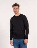 T-shirt z długim rękawem męski bawełniany longsleeve
 Kolor-CZARNY Rozmiar-M