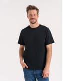 T-shirt męski z bawełny merceryzowanej 100% Premium koszulka gładka z krótkim rękawem