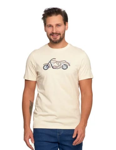 Męska koszulka z motorem