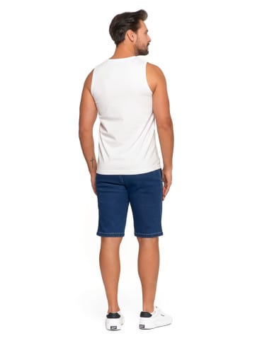 Koszulki i Tank Topy - Męska koszulka Tank Top z marinistycznym motywem BIAŁY - produkt 3