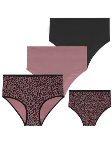 Majtki damskie figi maxi bikini z bawełny Plus Size 3-pak