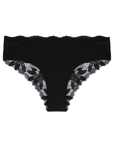 Majtki figi - Majtki bawełniane damskie figi bikini koronkowy tył 6-pak WIELOKOLOROWY - produkt 2
