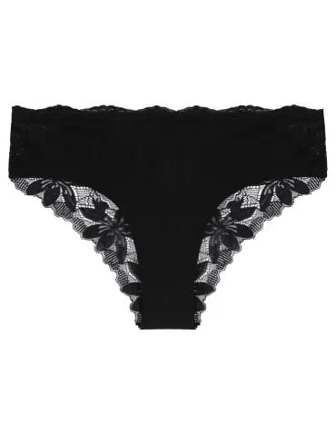 Majtki bawełniane damskie figi bikini koronkowy tył 6-pak - produkt 2