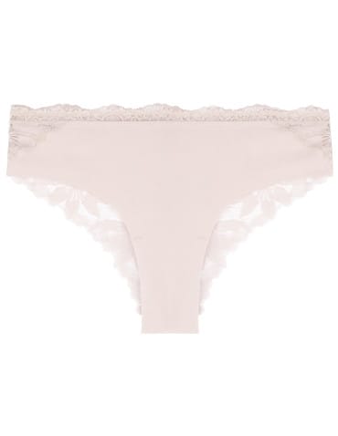 Majtki figi - Majtki bawełniane damskie figi bikini koronkowy tył 6-pak WIELOKOLOROWY - produkt 3