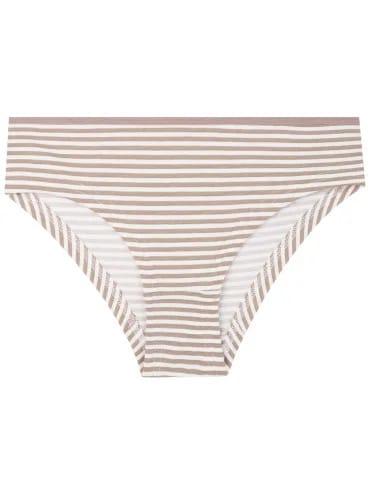 Damskie majtki figi bikini w paski i jednolite 4-pak - produkt 2