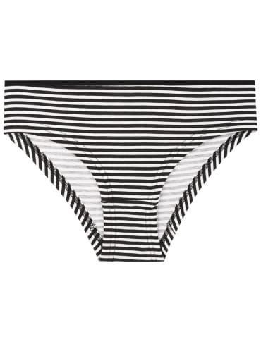 Majtki figi - Damskie majtki figi bikini w paski i jednolite 4-pak WIELOKOLOROWY - produkt 4