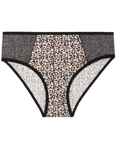 Majtki figi - Majtki damskie figi bikini z siateczką 3-pak WIELOKOLOROWY - produkt 2