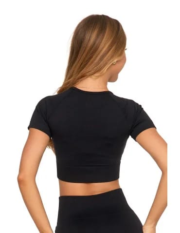 Sportowy top damski z krótkim rękawem  - produkt 2