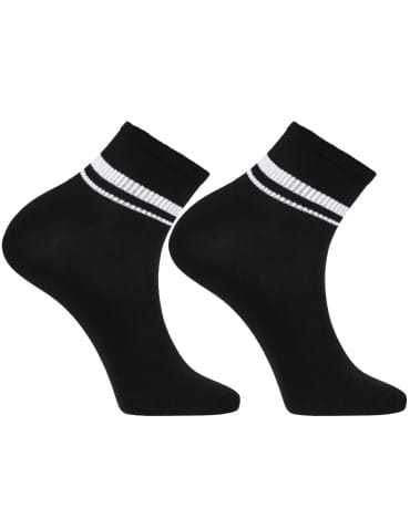 Skarpety stopki - Skarpetki bawełniane unisex 3-pak CZARNY - produkt 3