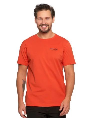 Koszulki i Tank Topy - T-shirt męski bawełniany koszulka z nadrukiem POMARAŃCZOWY - produkt 1
