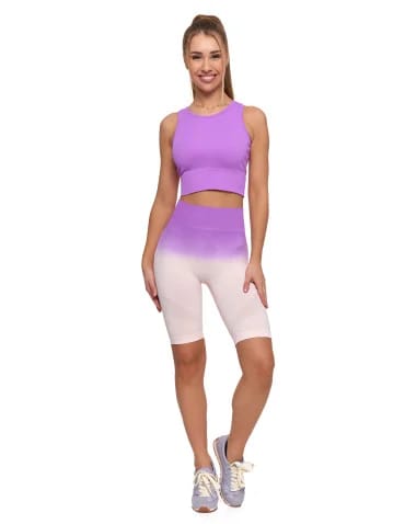 Legginsy bezszwowe damskie kolarki push-up