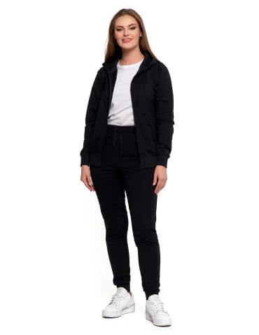 Bluza damska dresowa z kapturem i zamkiem - produkt 2