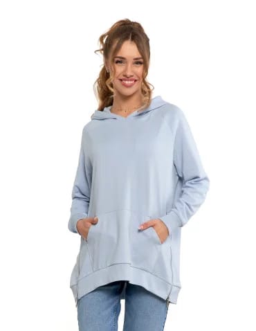 Bluza damska dresowa oversize z kapturem - produkt 2
