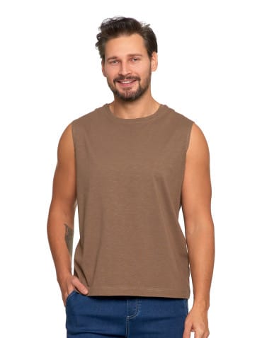 Koszulki i Tank Topy - Koszulka męska tank top bez rękawów bawełniana 3-pak WIELOKOLOROWY - produkt 6