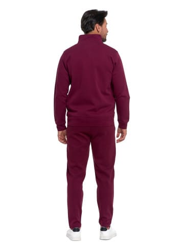 Bluzy męskie - Męska bluza dresowa ze stójką i zamkiem MOKKA - produkt 7