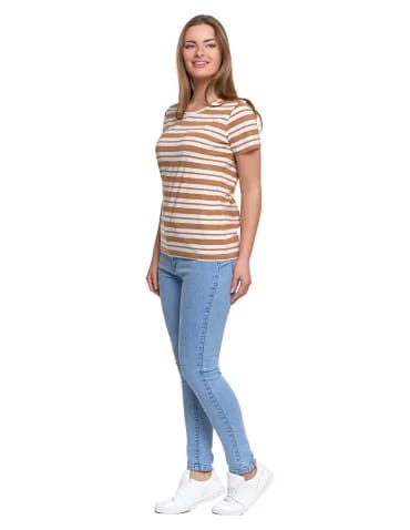 T-shirt damski bawełniany w paski  - produkt 2