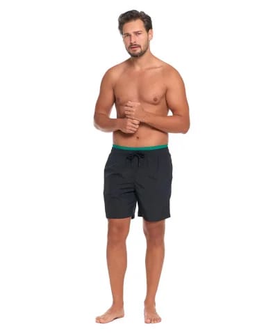Kąpielówki męskie szorty plażowe z kieszeniami - produkt 2