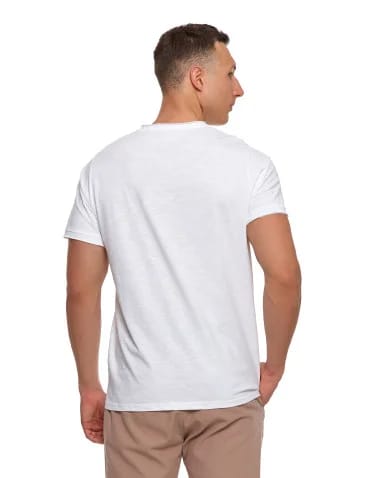 Męski T-shirt z bawełny 100% klasyczny - produkt 2