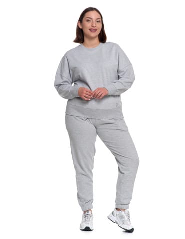 Bluzy damskie - Bluza damska dresowa SZARY - produkt 2