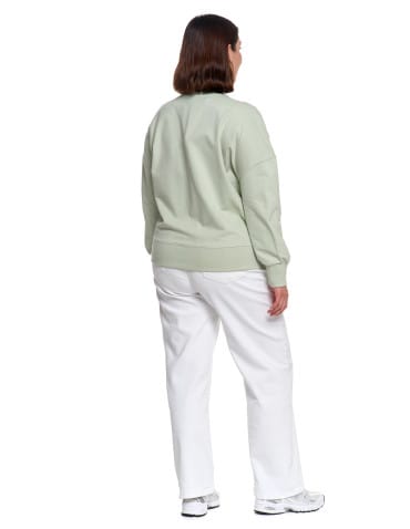 Bluzy damskie - Bluza damska dresowa ZIELONY - produkt 8