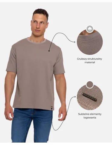 T-shirt męski klasyczny bawełniany PREMIUM - produkt 2