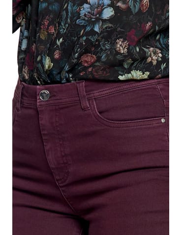 Spodnie damskie - Spodnie damskie skinny elastyczne FIOLETOWY - produkt 10