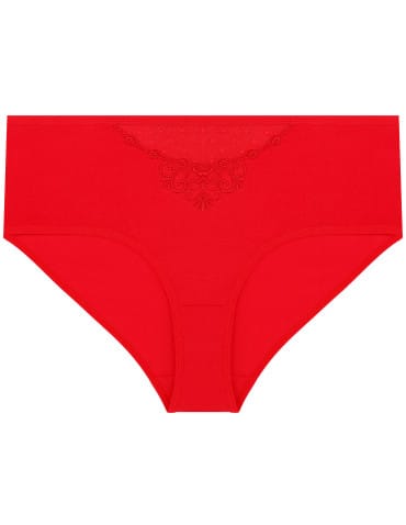 Majtki figi - Majtki figi damskie maxi bikini z siateczką i koronką 4-pak WIELOKOLOROWY - produkt 2