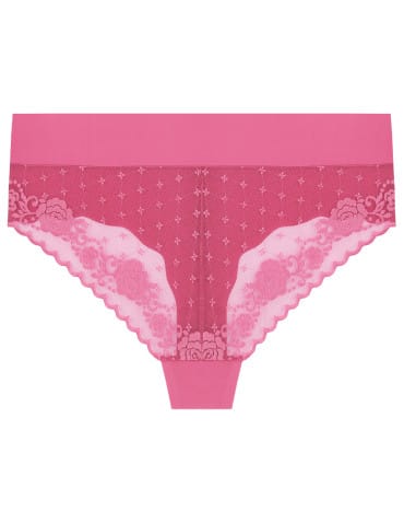 Majtki figi - Majtki damskie figi maxi bikini laserowo cięte koronka 6-pak WIELOKOLOROWY - produkt 2