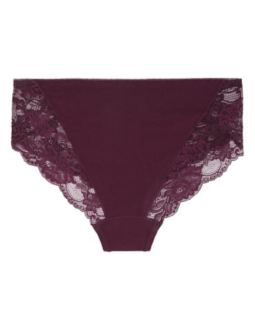 Majtki figi - Majtki damskie figi bikini bawełniane z koronką 6-pak WIELOKOLOROWY 1 - produkt 2