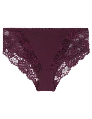 Majtki figi - Majtki damskie figi bikini bawełniane z koronką 6-pak WIELOKOLOROWY 1 - produkt 3