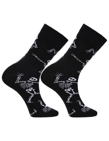 Skarpetki długie - Skarpetki męskie długie halloween CZARNY - produkt 2