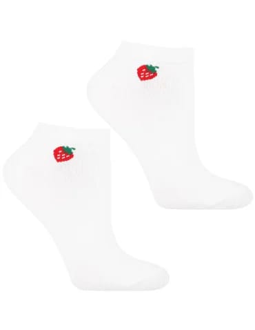 Skarpetki damskie stopki z owocami 3-pak - produkt 2