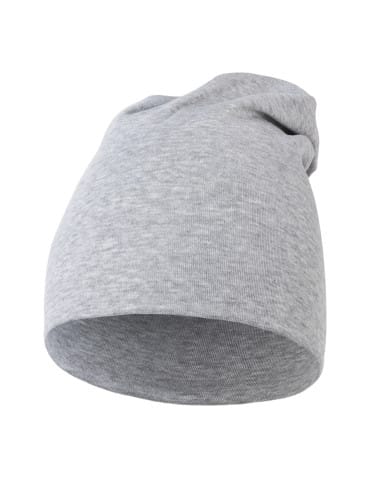 Czapka damska przejściowa gładka beanie czapka na chłodniejsze dni - SZARY