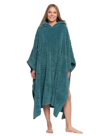 Kocobluza damska z kapturem poncho  - produkt 2