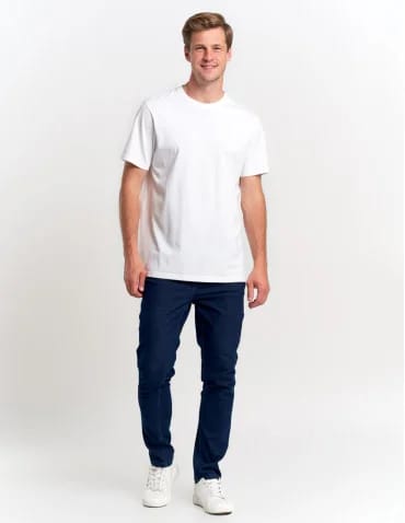 Koszulka męska t-shirt z bawełny czesanej PREMIUM LINE  - produkt 2
