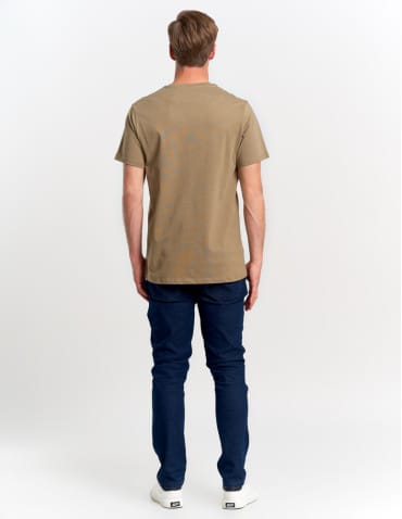 Koszulki i Tank Topy - Koszulka męska bawełniana z krótkim rękawem MOKKA - produkt 12